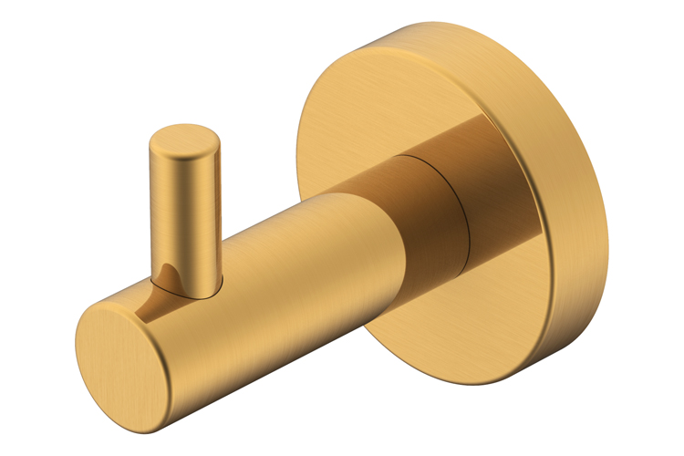 Eternal Robe Hook Brushed Brass, Architectural Designer Products